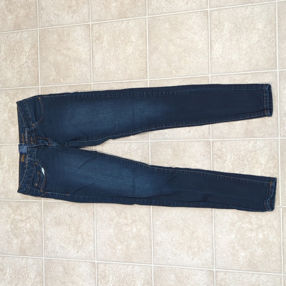 Blue Asphalt Skinny Jeans